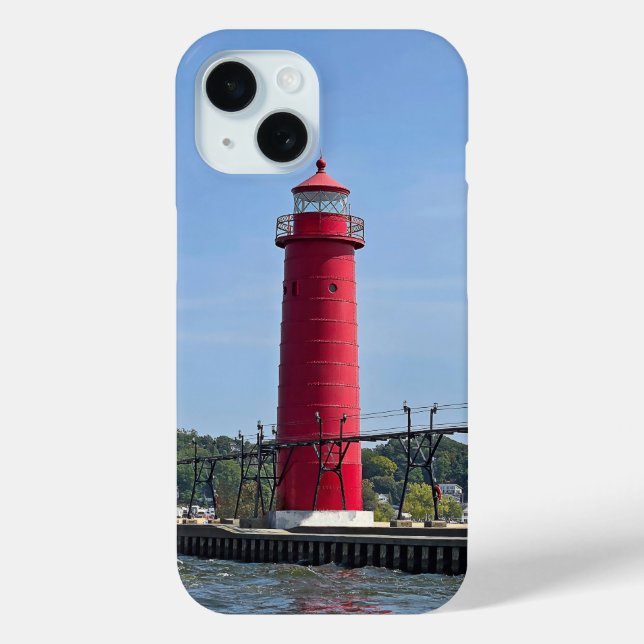 Grand Haven Michigan Lighthouse Case-Mate iPhone Hülle (Rückseite)