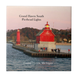 Grand Haven South Pierhead Lights-Fliese Fliese