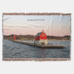 Grand Haven South Pierhead Lights werfen Decke