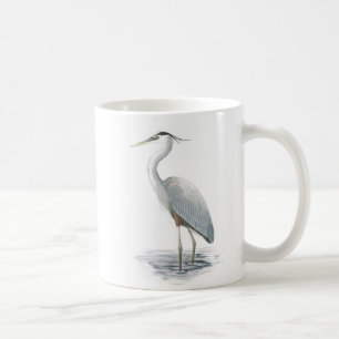 Grand Heron bleu Mug