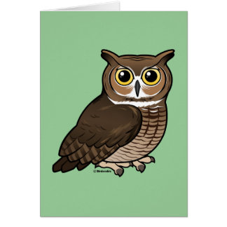 Grand hibou à cornes