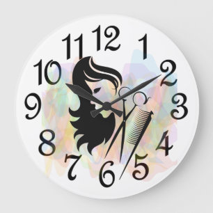 Grand Horloge Murale en Acrylique pour Salon de Be