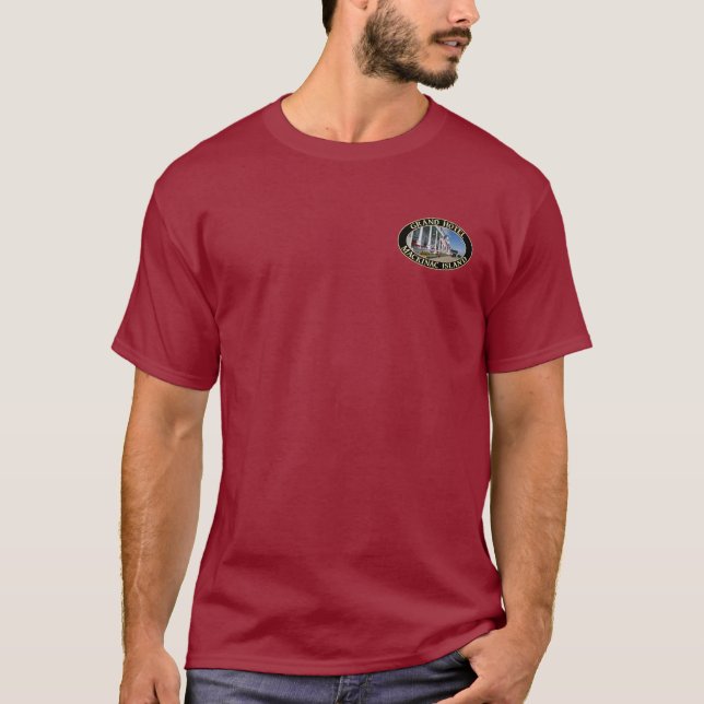 Grand Hotel auf der Insel Mackinac, Michigan T-Shirt (Vorderseite)