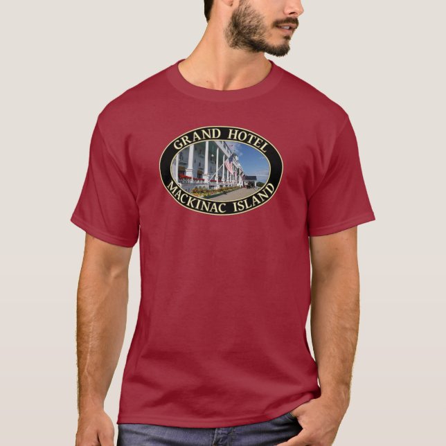 Grand Hotel auf der Insel Mackinac, Michigan T-Shirt (Vorderseite)