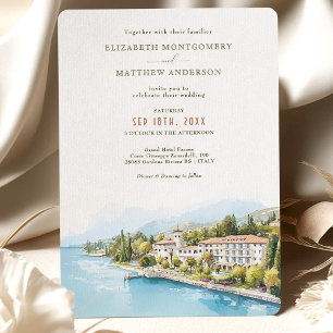 Grand Hotel Fasano Italien Hochzeit Zielort Einladung