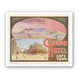 Grand Hotel Kapstadt Südafrika Aufkleber