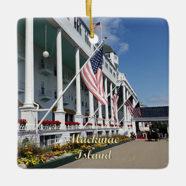 Grand Hotel Mackinac Island, Michigan Keramikornament (Vorderseite)