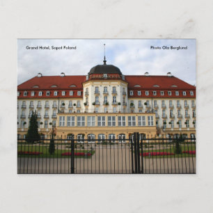 Grand Hotel, Sopot Polen, Foto ... Postkarte