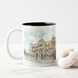 Grand Hotel Spetses Café Mug - Poseidonion Grand