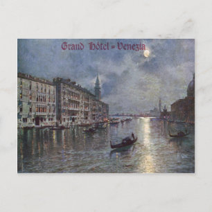 Grand Hotel Venezia Vintage Postkarte