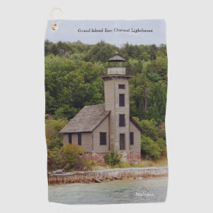 Grand Island East Channel Leuchtturm Golfhandtuch