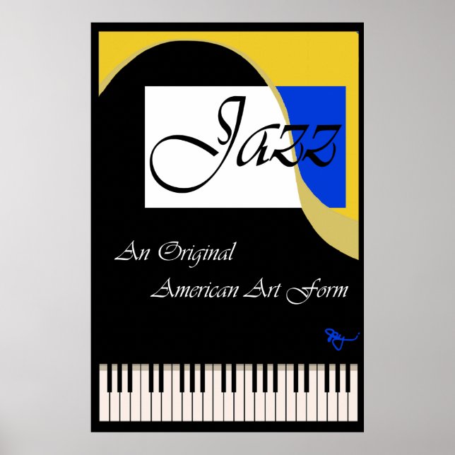 Grand Jazz Piano Poster (Vorne)