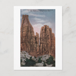 Grand Junction, CO - Blick auf das nationale Monum Postkarte