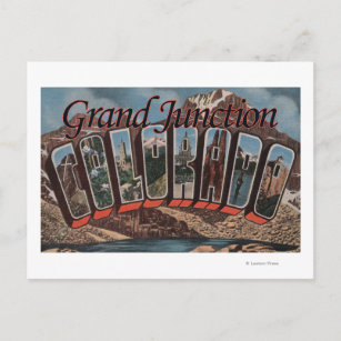 Grand Junction, Colorado - Große Briefszenen Postkarte