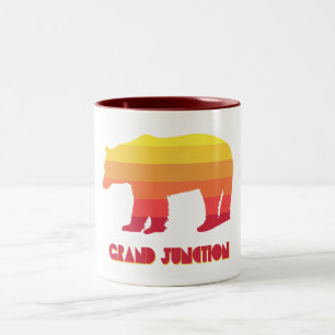 Grand Junction Colorado Regenbär Zweifarbige Tasse