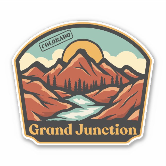 Grand Junction, Colorado Sticker (Vorderseite)
