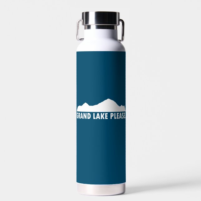 Grand Lake Colorado Bitte Trinkflasche (Vorne)