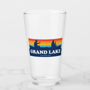 Grand Lake Colorado Canoe Glas