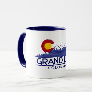 Grand Lake Colorado Holzmountains Tasse