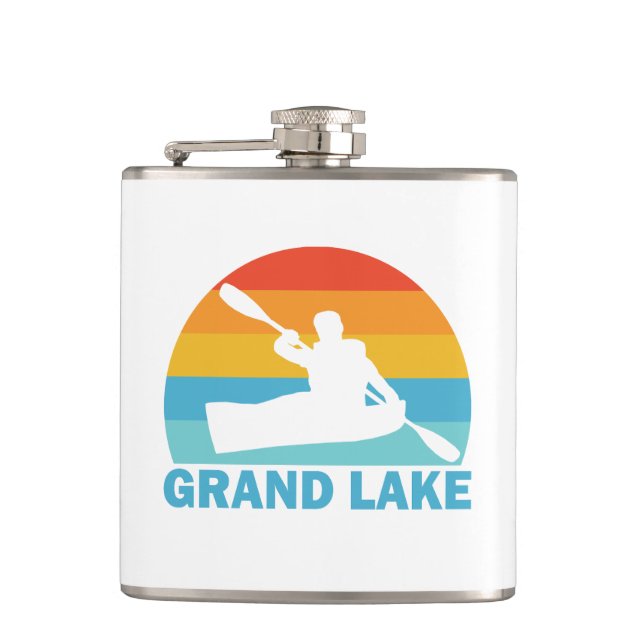 Grand Lake Colorado Kayak Flachmann (Vorderseite)
