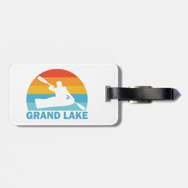 Grand Lake Colorado Kayak Gepäckanhänger (Rückseite horizontal)