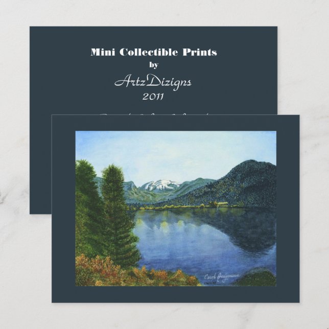 Grand Lake, Colorado Mini Collectible Prints Postkarte (Vorne/Hinten)