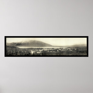 Grand Lake, Colorado Panorama Foto 1911 Poster
