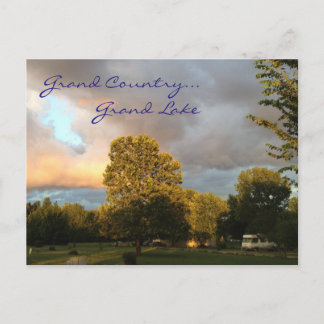 Grand Landkreis...Grand Lake Postkarte