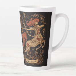 Grand latte Mug Sagittarius Céleste Zodiaque Art
