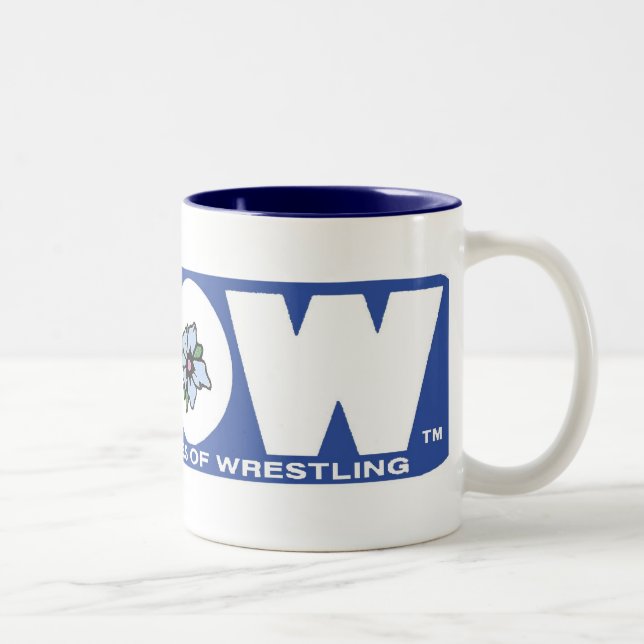 Grand logo de bleu de tasse de LUEUR (Droit)