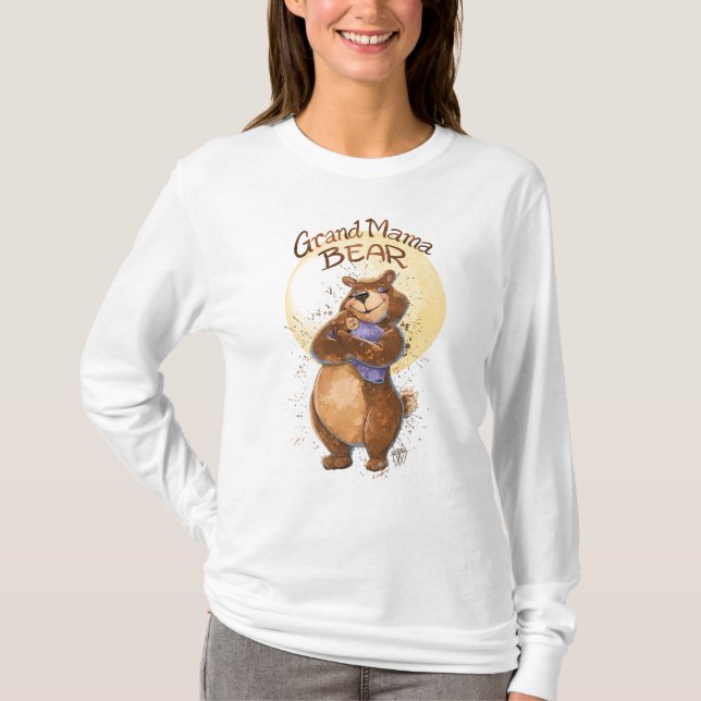 Grand Mama Bear T-Shirt (Vorderseite)