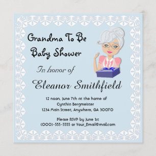 Grand-maman à être invitation de baby shower