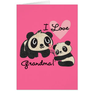 Grand-maman d'amour des ours panda I