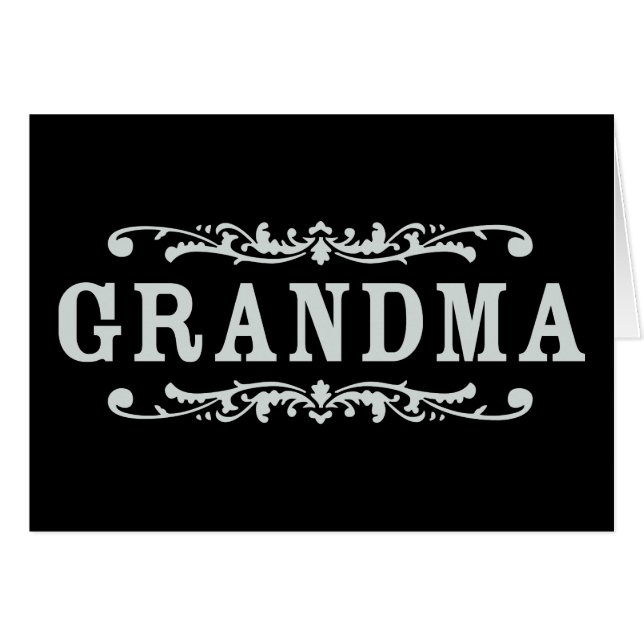 Grand-maman décorative (Devant horizontal)