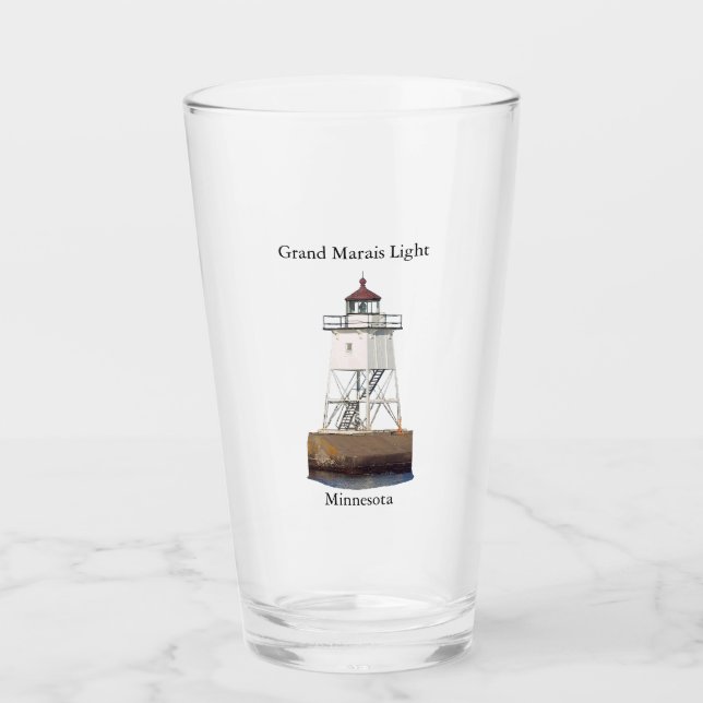Grand Marais Light MN Glas (Vorderseite)