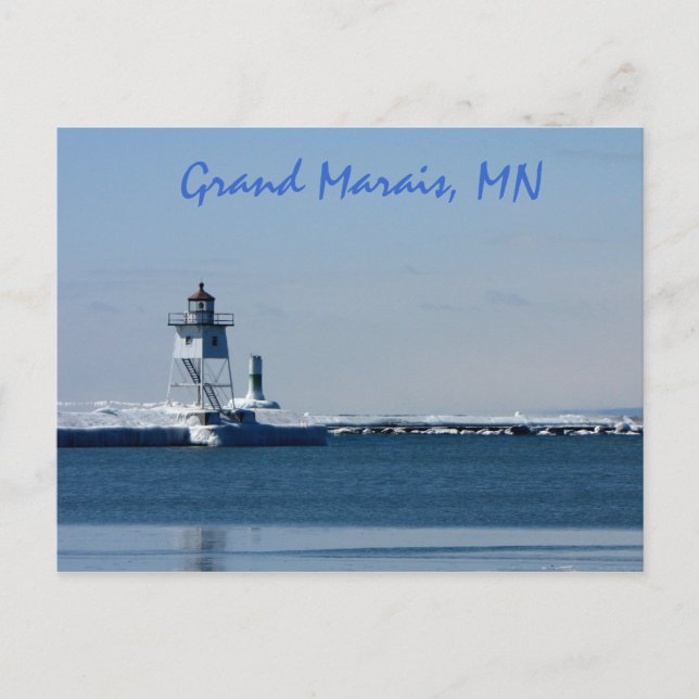 Grand Marais Postcard Postkarte (Vorderseite)