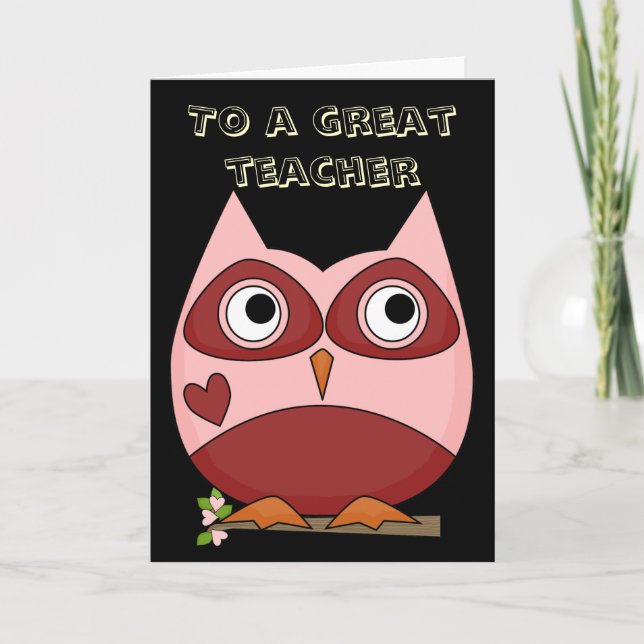 Grand Merci de professeur (Devant)