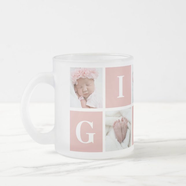 Grand-mère 5 Photo Collage Gigi Mug (Gauche)