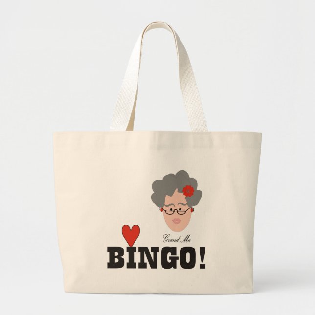 Grand-mère aime le sac de bingo (Devant)