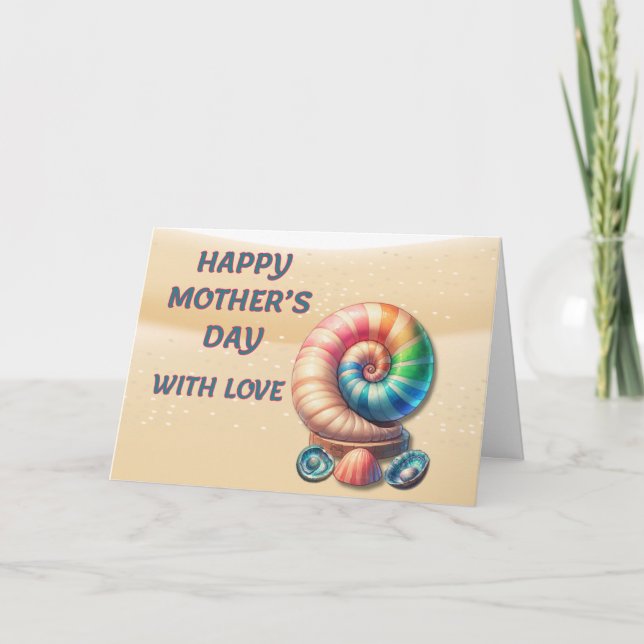 Grand-mère avec amour carte de fête des mères (Devant)