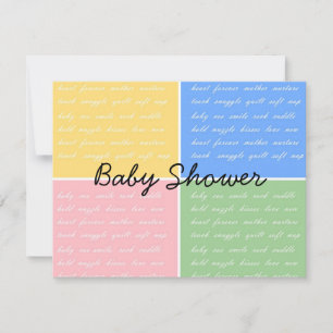 Grand-mère Baby shower Invitation