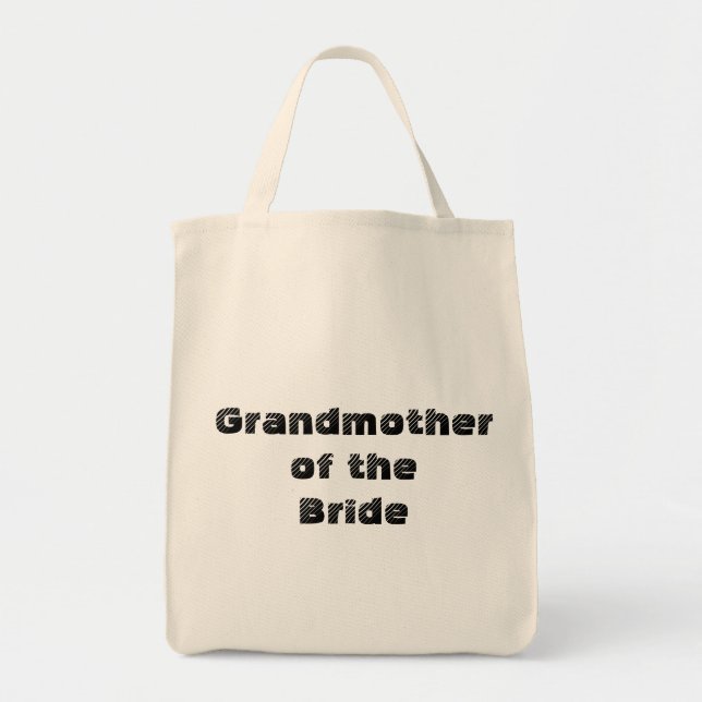 Grand-mère de la Mariée Grand Sac fourre-tout (Devant)