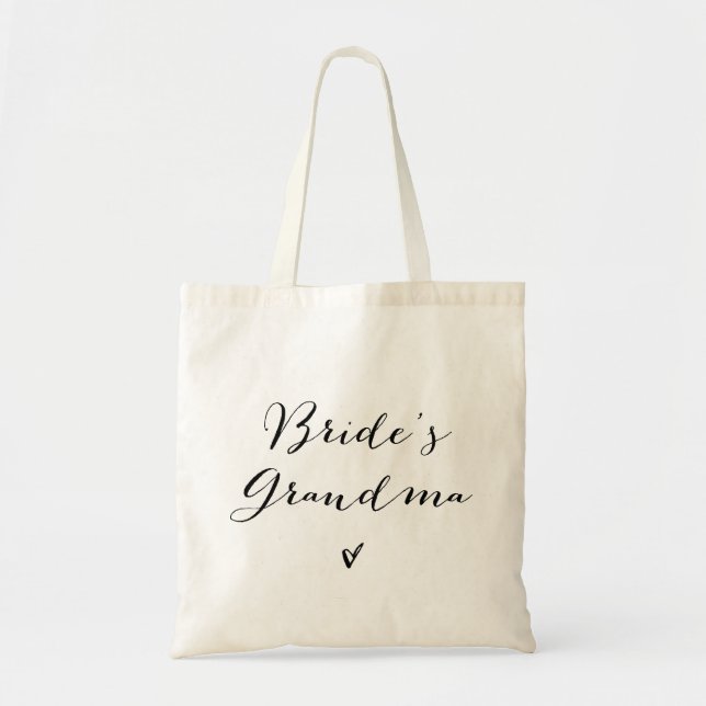 Grand-mère de la mariée | Sac fourre-tout de calli (Devant)