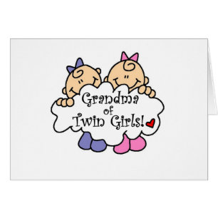 Grand-mère de Twin Girls Tshirts et cadeaux