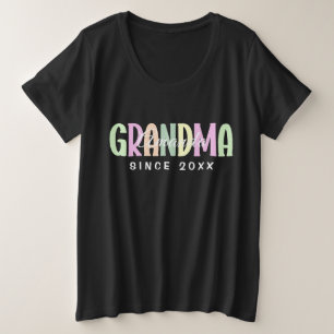 Grand-mère depuis 20XX Moderne Simple Personnalisé