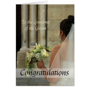 Grand-mère du marié mariage félicitations