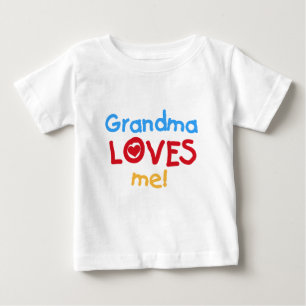 Grand-mère m'aime T-shirts et cadeaux
