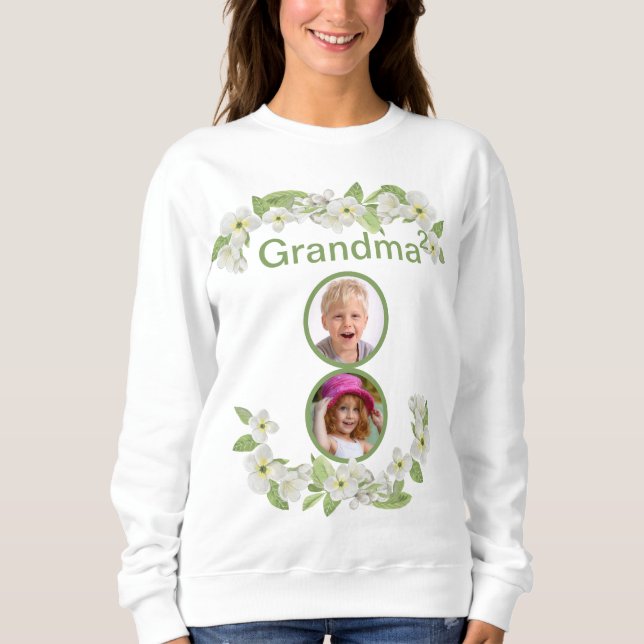 Grand-mère personnalisable de 2 Sweatshirts (Devant)