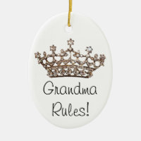"Grand-mère règne !" Ornement