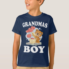 Grand-Mères Garçon Amour Grand-Fils T-shirt